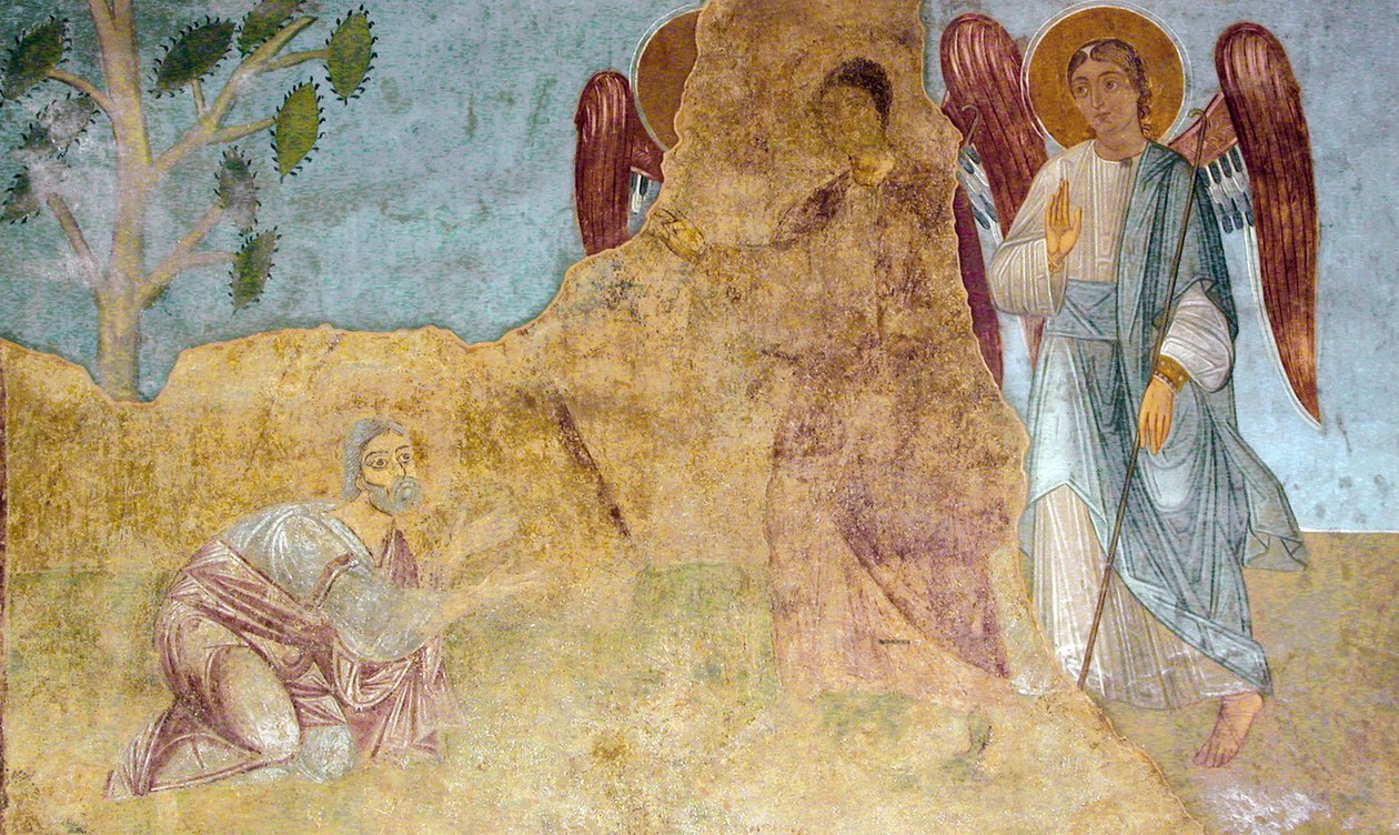 Abraham Meets the Three Strangers (the Old Testament Trinity) by Unbekannt Unbekannt