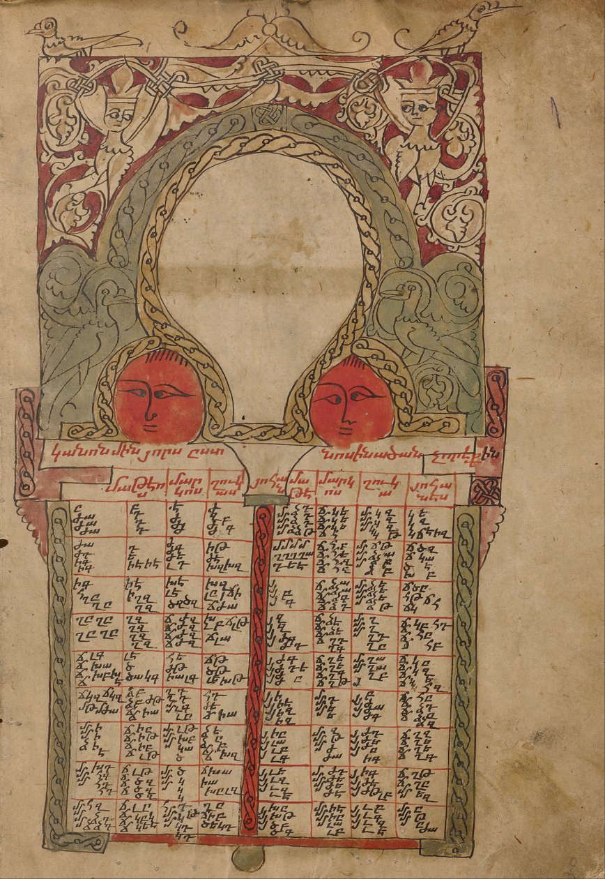 Canon Table Page by Unbekannt Unbekannt