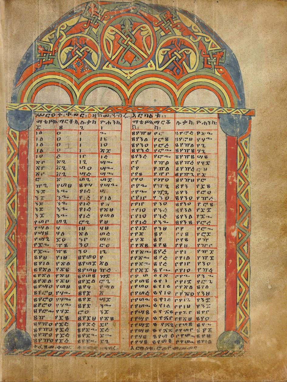 Canon Table Page by Unbekannt Unbekannt
