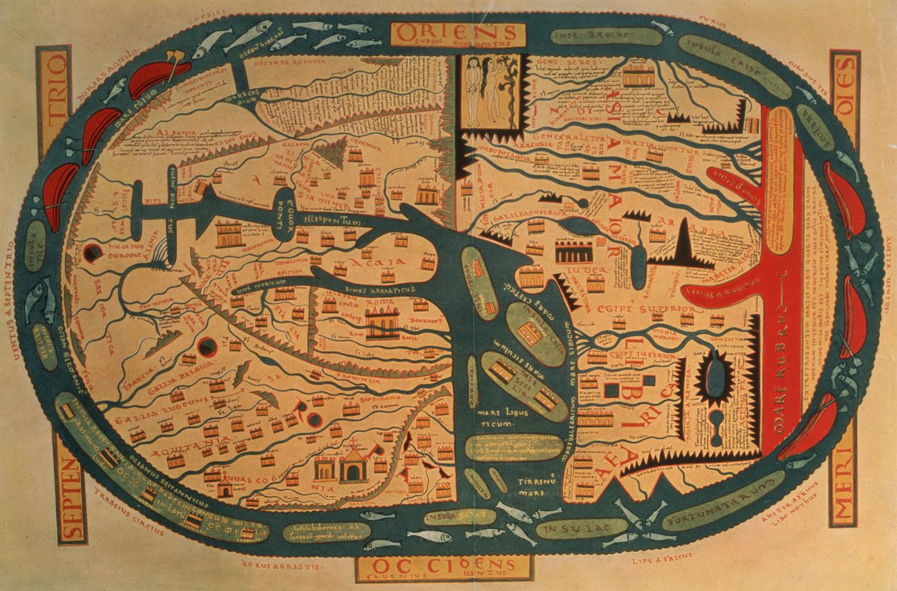Copy of an 8th Century Beatus Mappamundi by Unbekannt Unbekannt