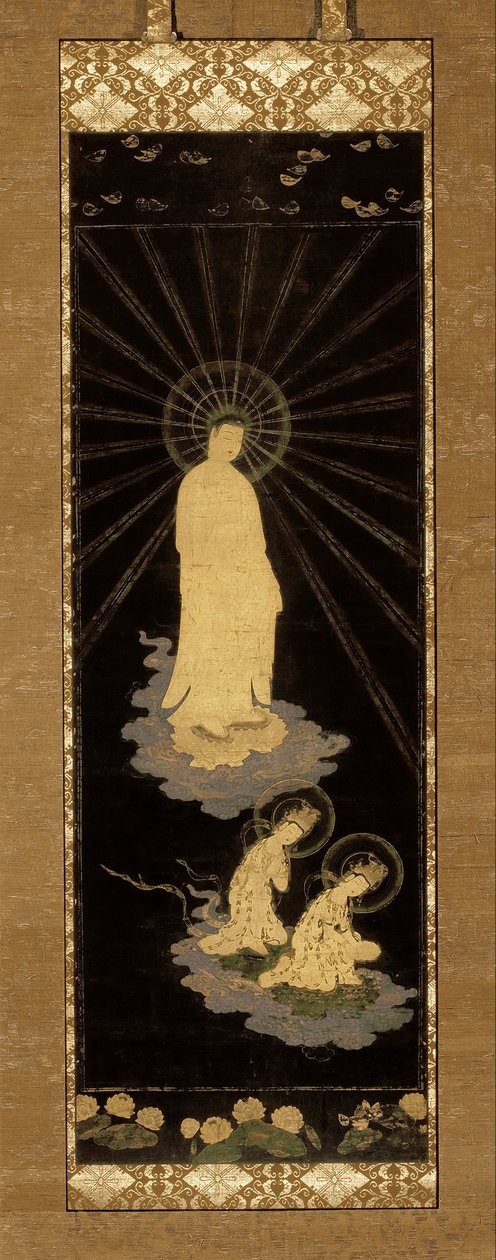 Descent of the Amida Trinity by Unbekannt Unbekannt