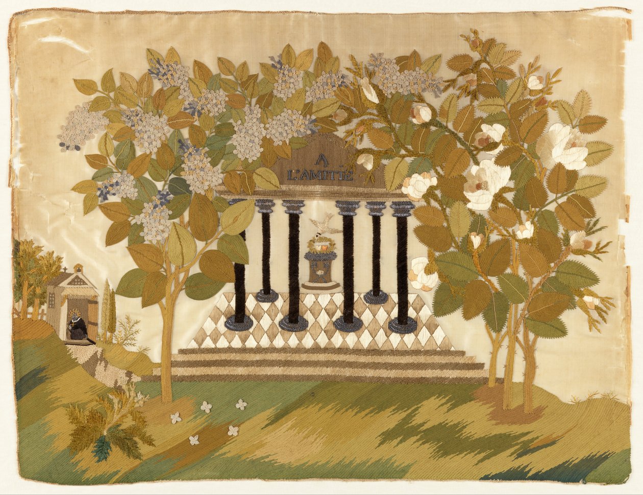 Embroidered Picture by Unbekannt Unbekannt