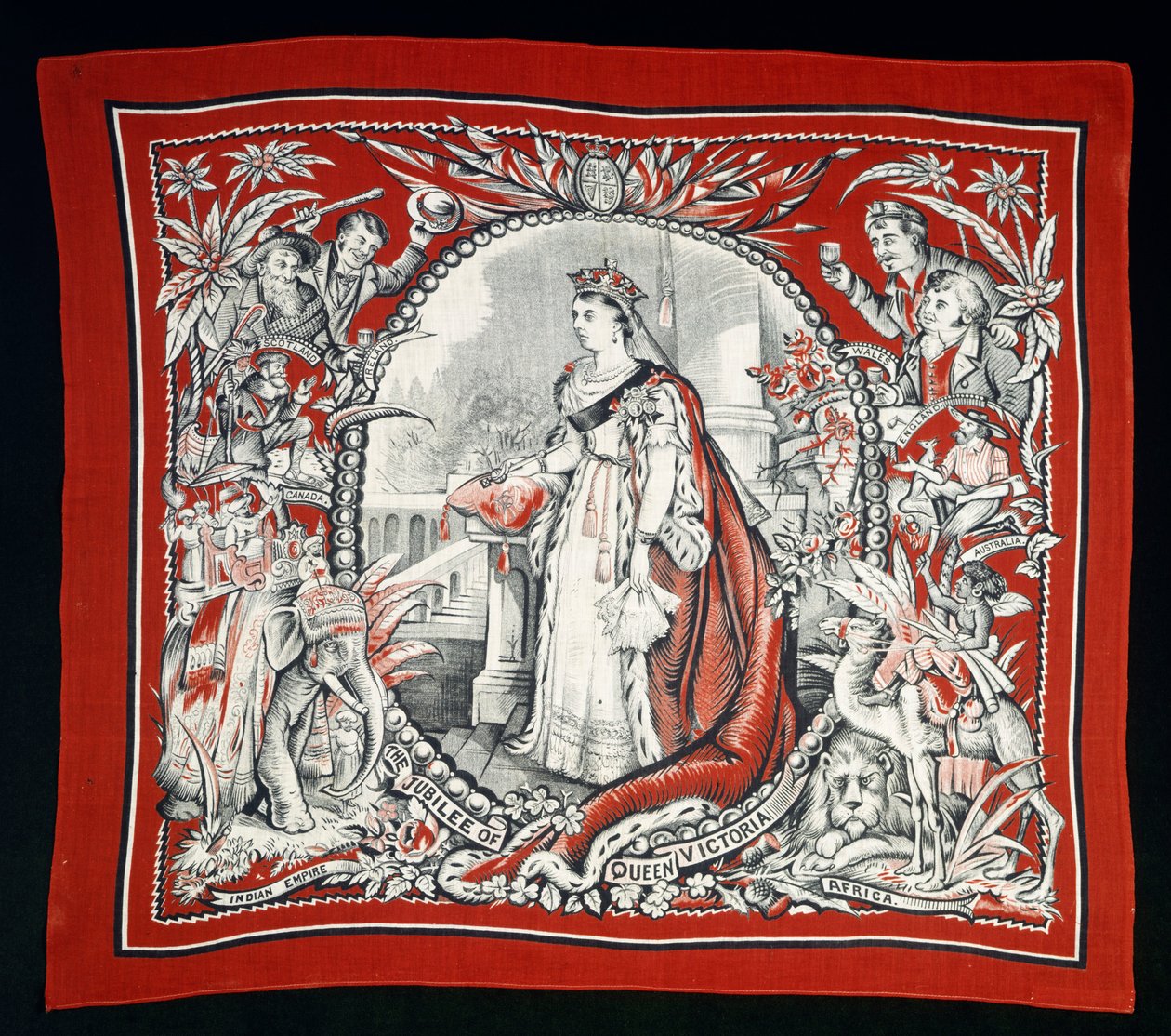 Commemorative Handkerchief by Unbekannt Unbekannt