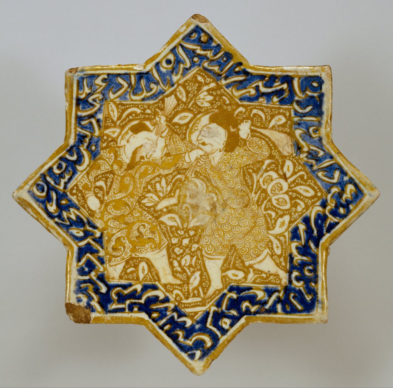 Star Tile with Combat Scene by Unbekannt Unbekannt
