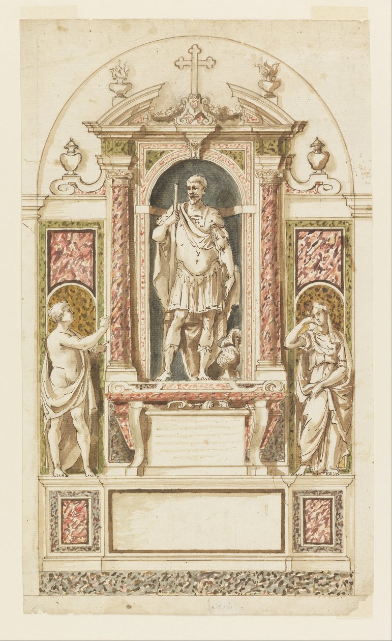 Project for a Sepulchral Monument by Unbekannt Unbekannt