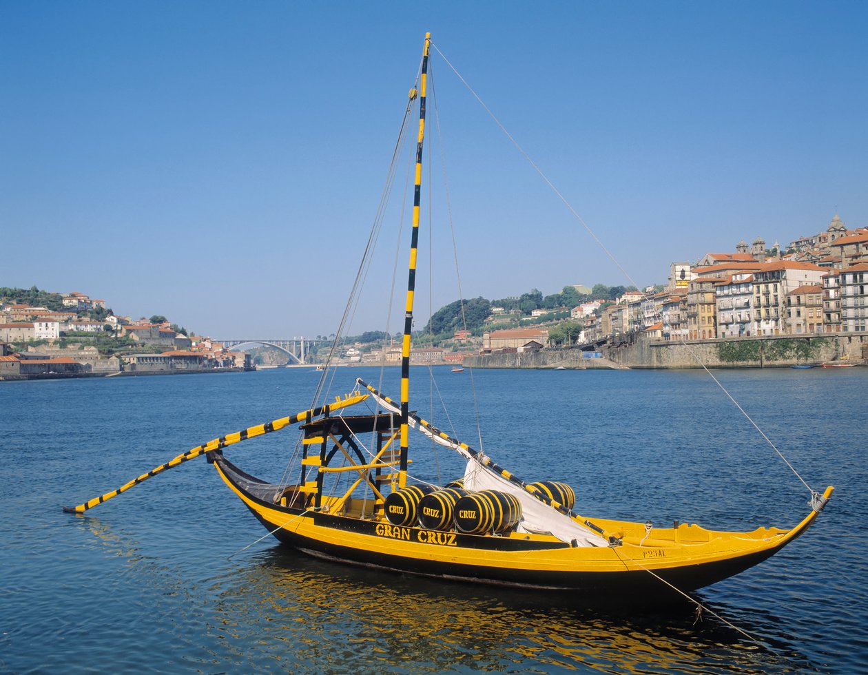 Rabelo Boat on the Douro River by Unbekannt Unbekannt