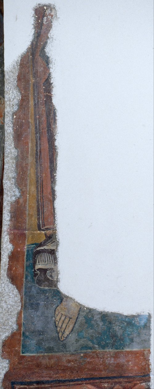 Remains of a Figure from Santa Maria de Taüll by Unbekannt Unbekannt