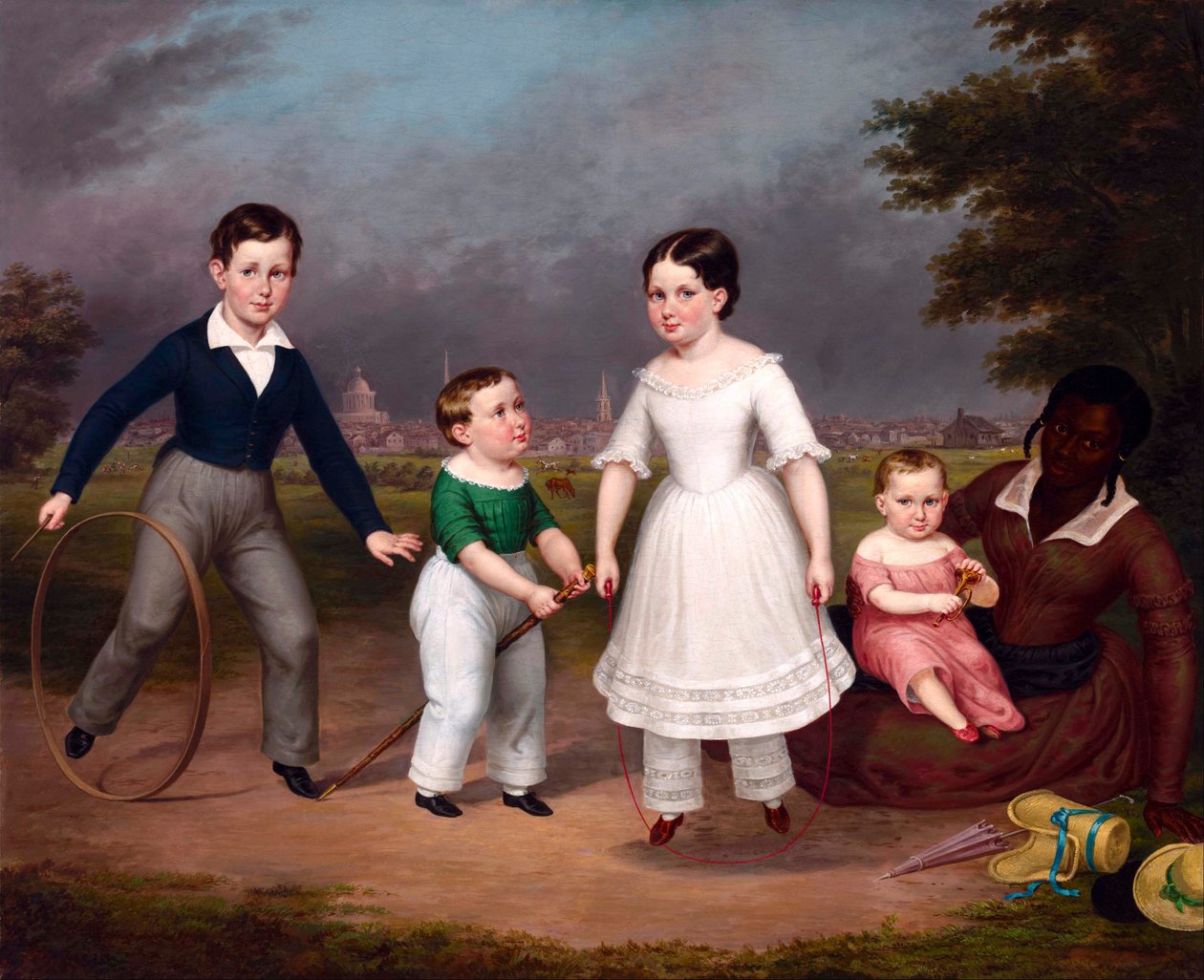 Robert, Calvin, Martha and William Scott and Mila by Unbekannt Unbekannt