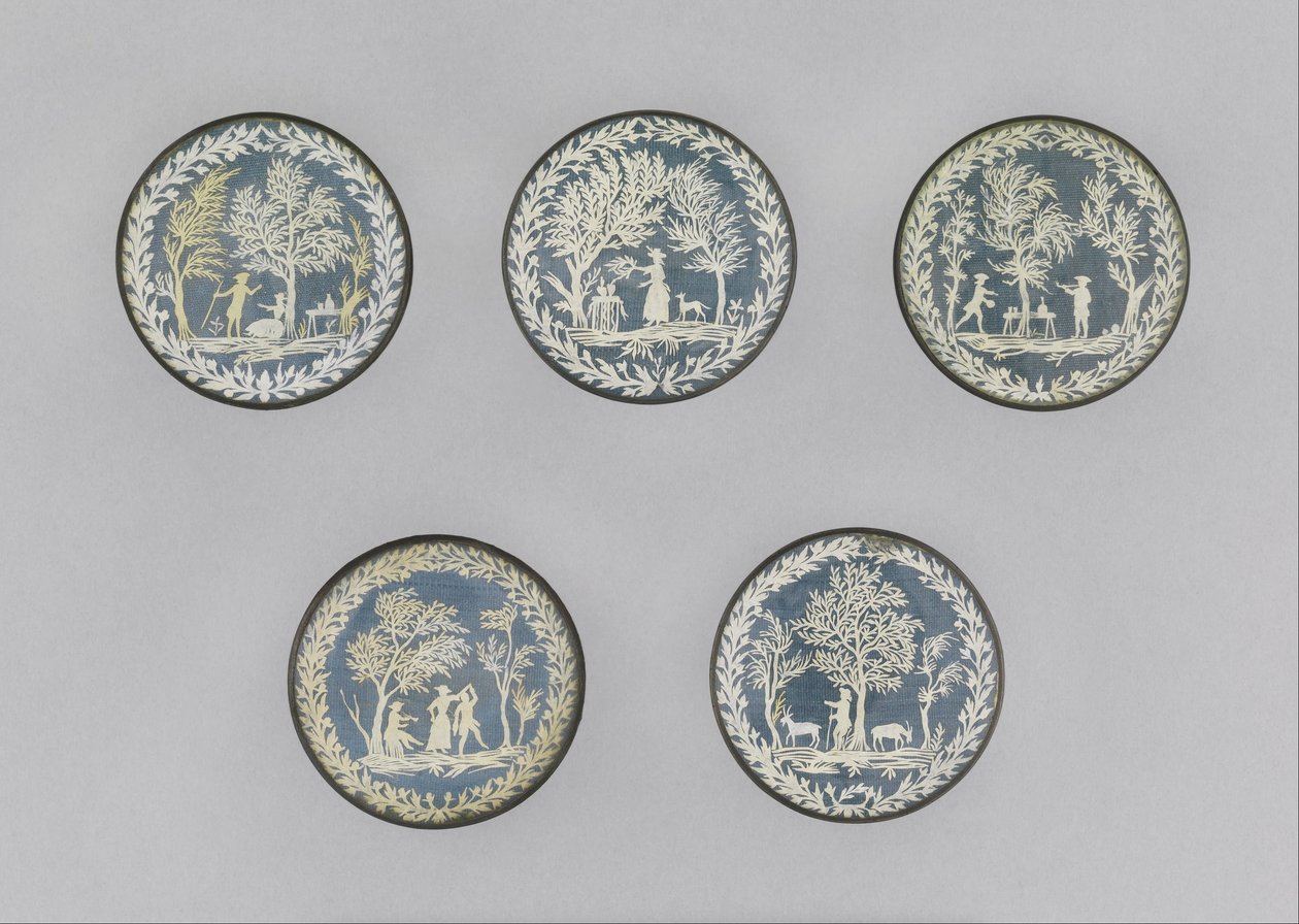 Set of Ten Buttons by Unbekannt Unbekannt