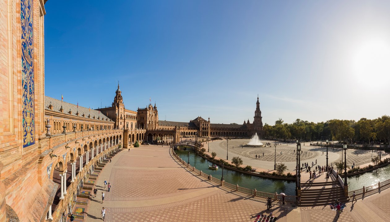Seville, Spain. Plaza de España by Unbekannt Unbekannt