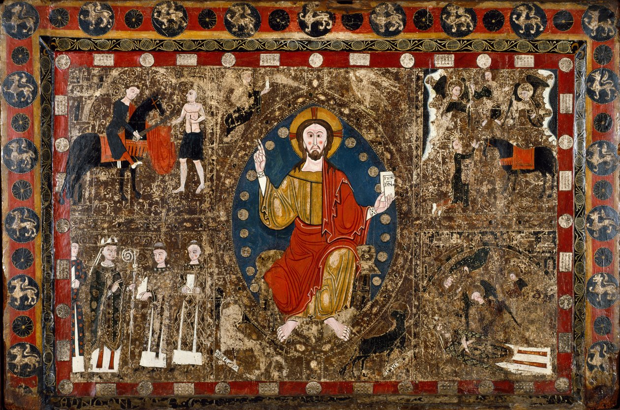 Altar Frontal with Christ in Majesty and the Life of Saint Martin by Unbekannt Unbekannt