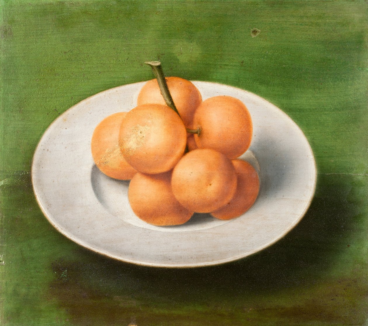 Still Life with Oranges on a Plate by Unbekannt Unbekannt