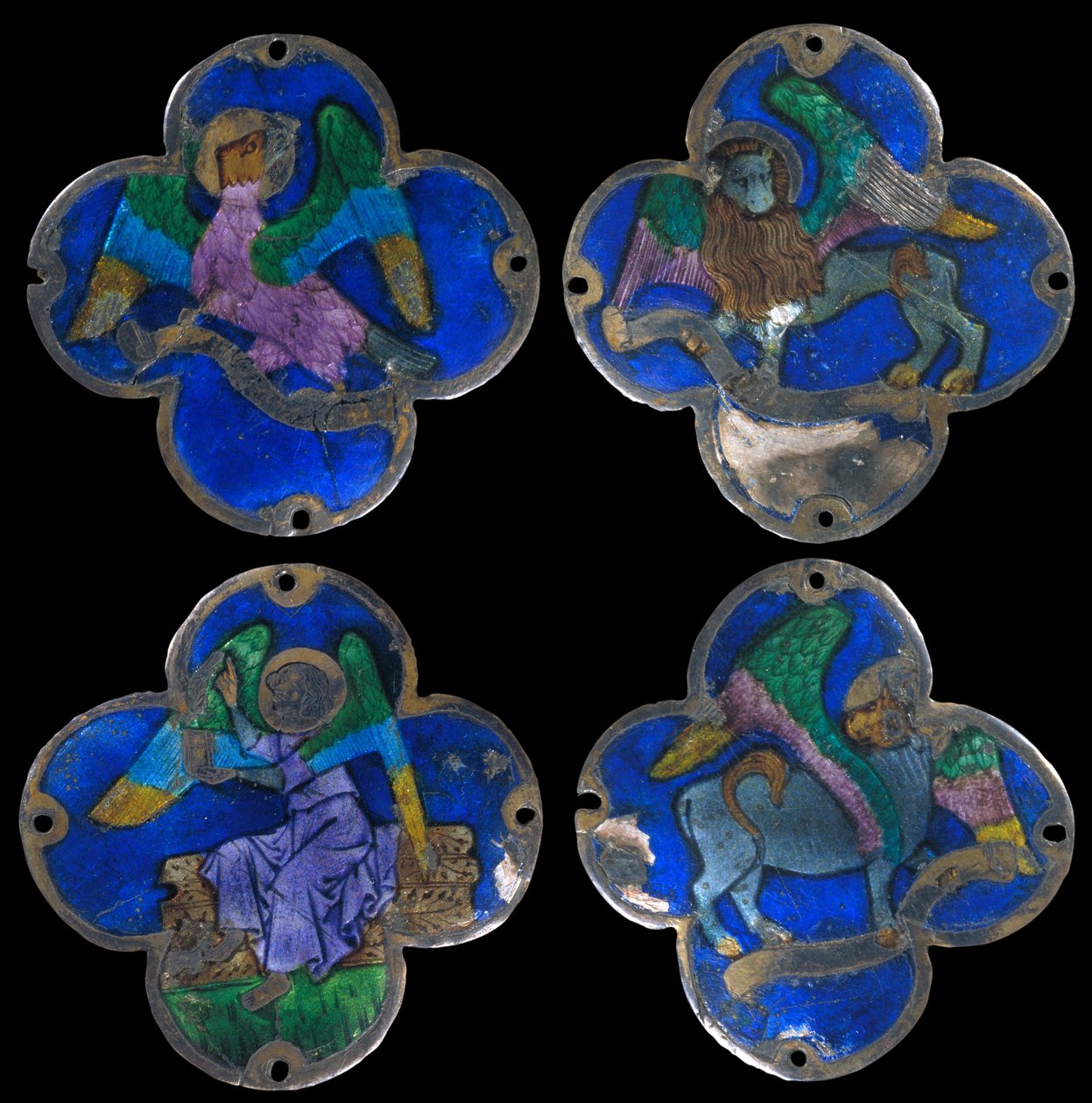 Symbols of the Evangelists by Unbekannt Unbekannt