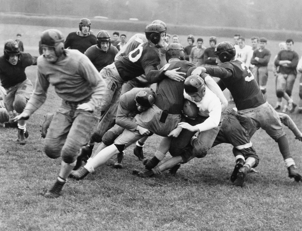 Tackled in the Football Line, San Francisco, California, August 30, 1937 by Unbekannt Unbekannt