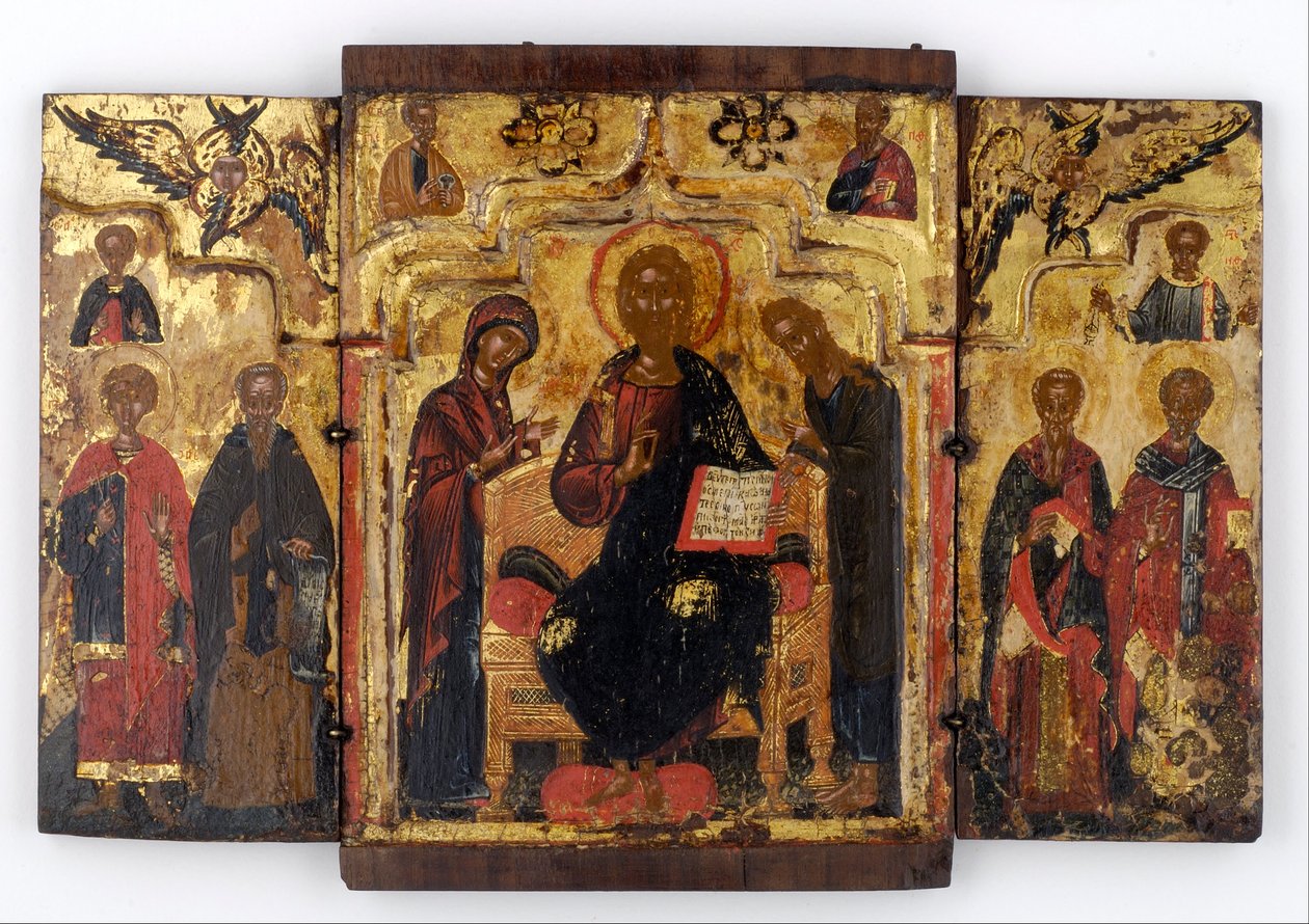 The Deesis (Intercession) Flanked by Saints by Unbekannt Unbekannt