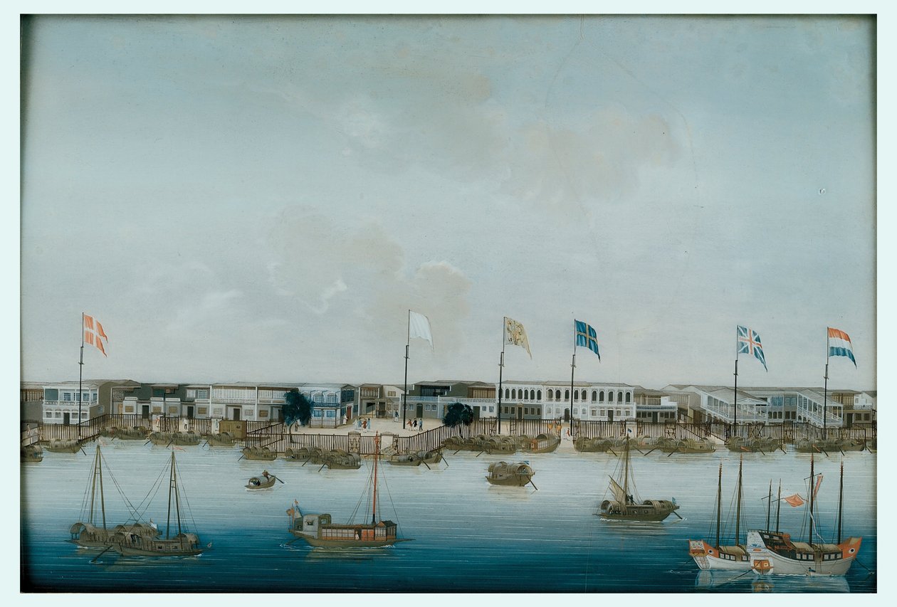 The Foreign Factories of Canton by Unbekannt Unbekannt