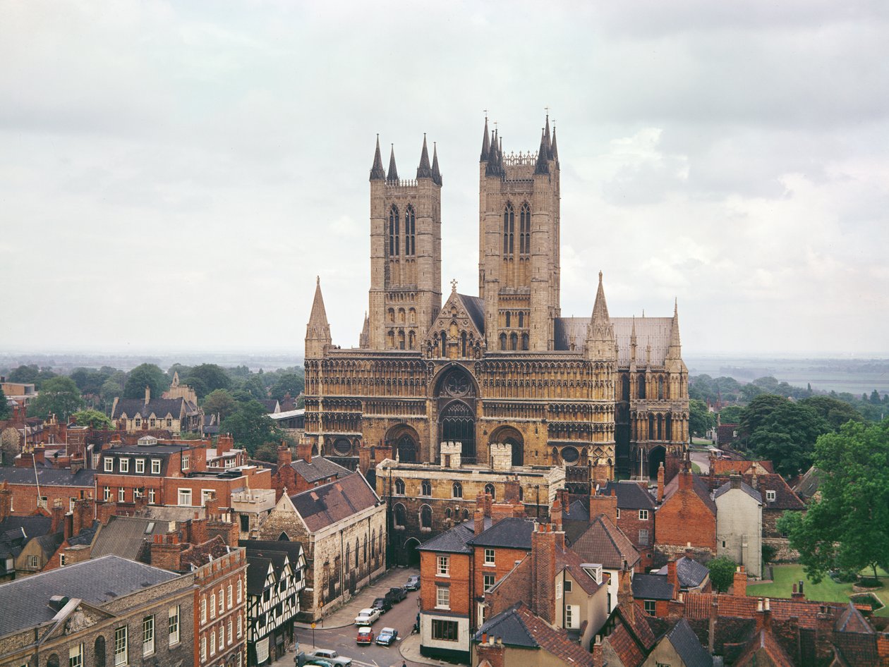 View of Lincoln Cathedral by Unbekannt Unbekannt
