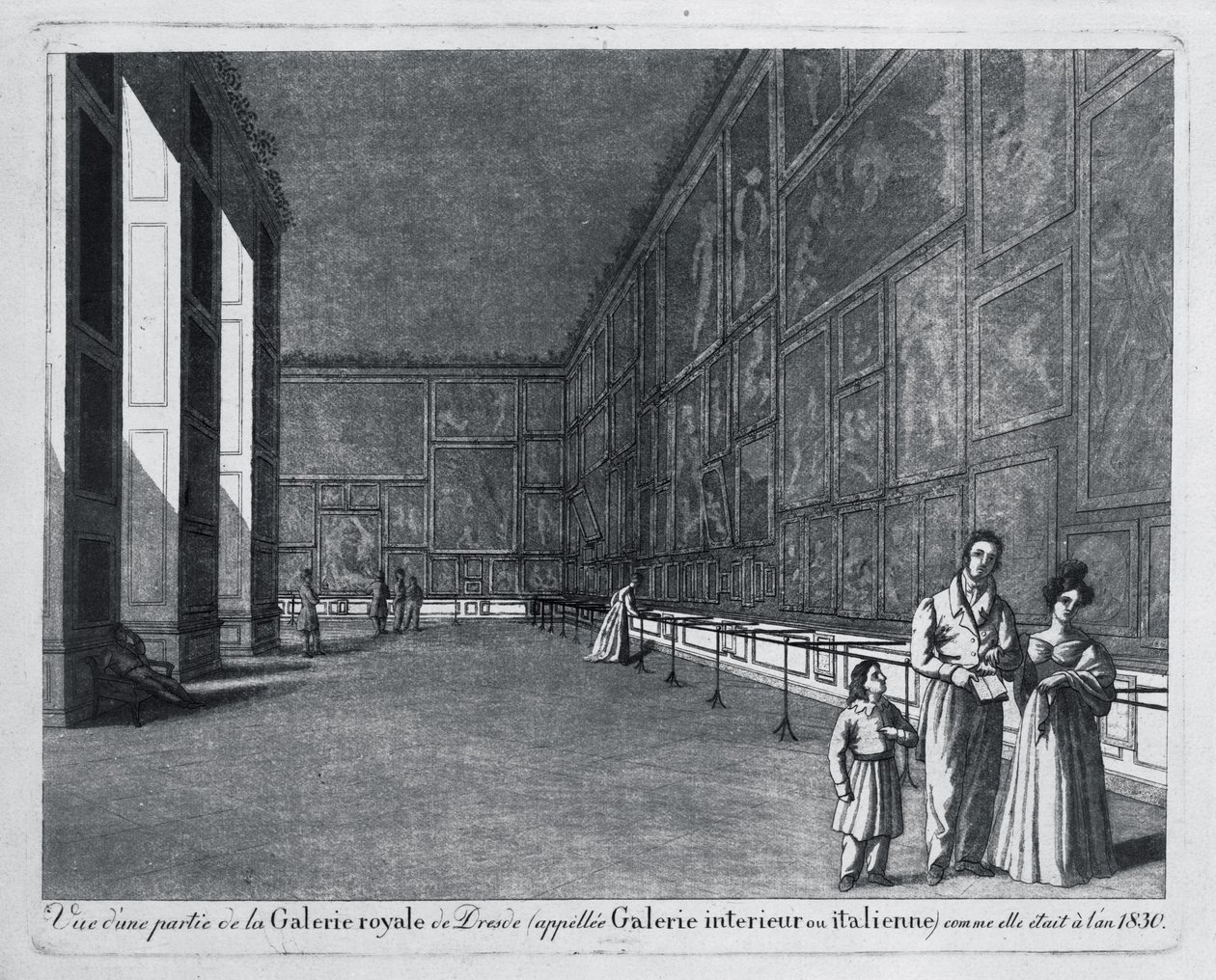 View of the Gallery Inside the Former Stables at the Judenhofe by Unbekannt Unbekannt