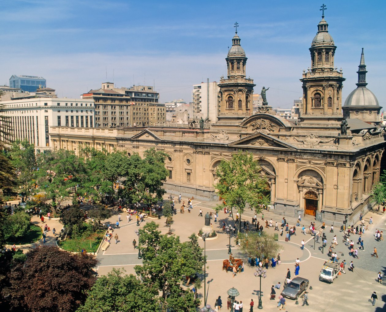 View of the Cathedral and Gardens by Unbekannt Unbekannt