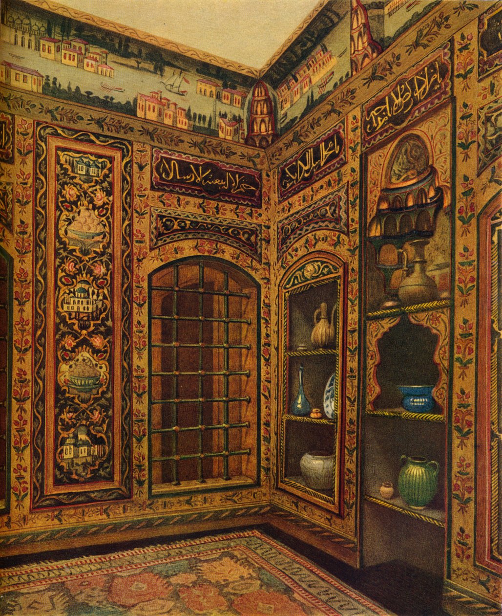 Old Panelled Room from Damascus by Unbekannt