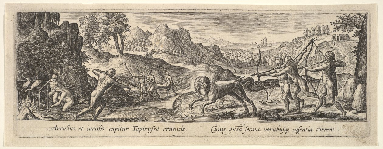 1 of 8 plates on Hunting and Fishing by Unbekannt