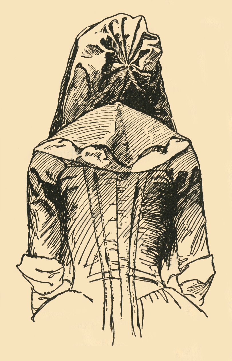 A Camlet Hood, Taken from an Original Garment by Unbekannt