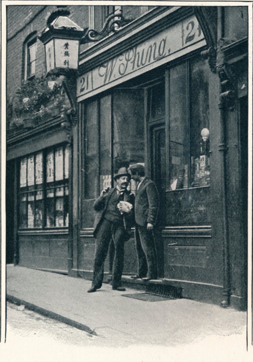 A Chinese Shop, Limehouse, London, c1900 by Unbekannt
