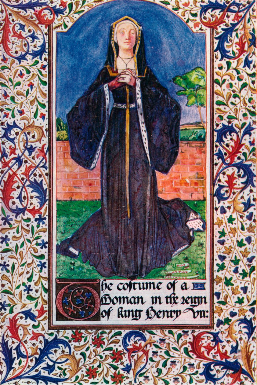 A Costume in the Reign of King Henry VII by Unbekannt