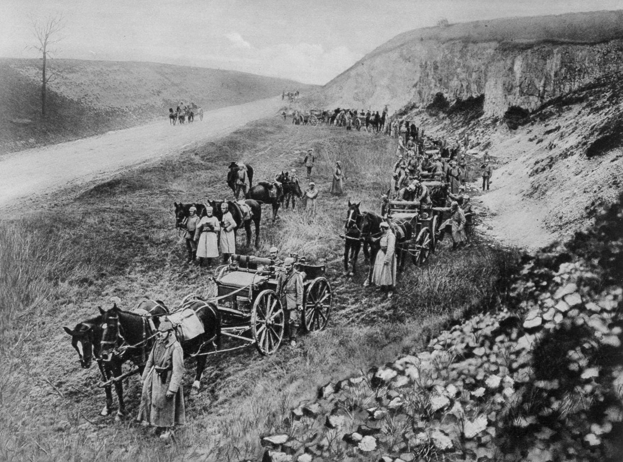 A German Machine-Gun Unit, World War I by Unbekannt