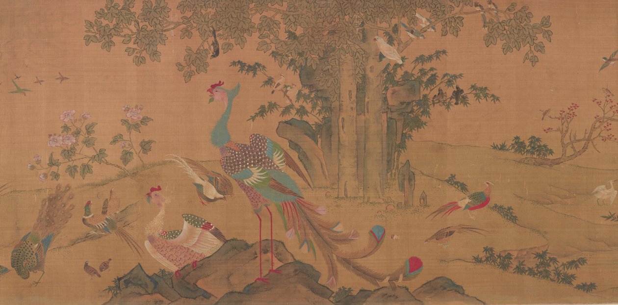 A Hundred Birds Worship the Phoenixes by Unbekannt