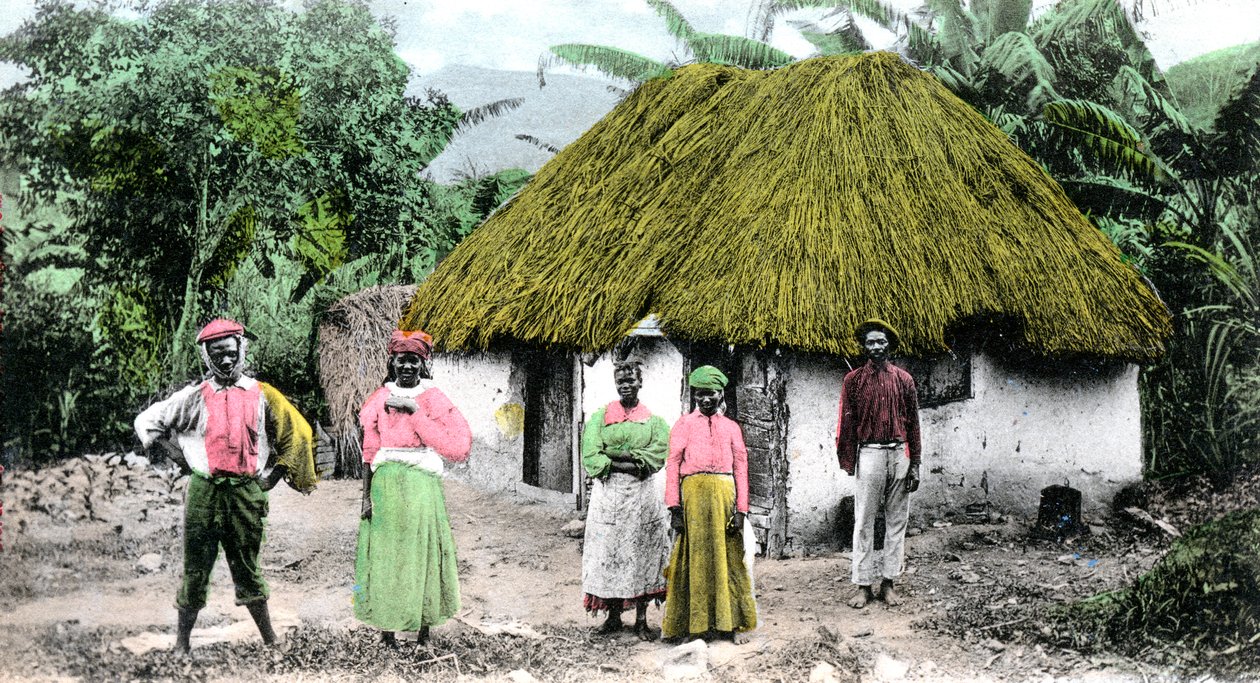 A Jamaican village, c1900s by Unbekannt