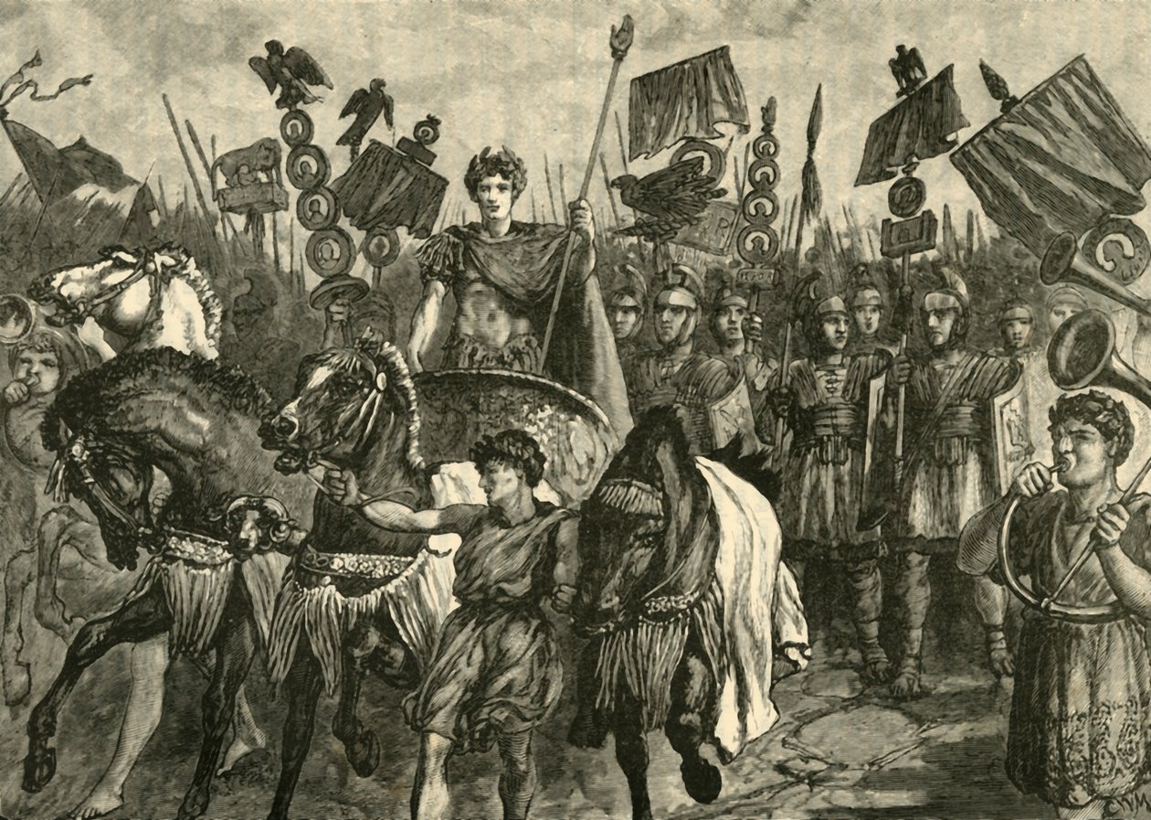 A Roman Triumph, 1890 by Unbekannt