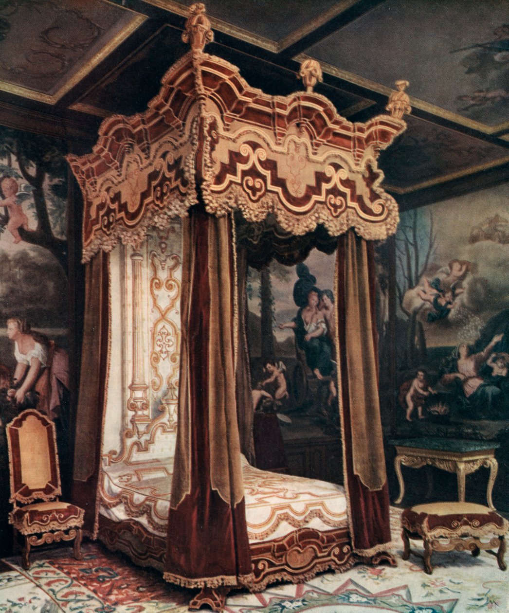 A Royal Bedstead, 1910 by Unbekannt