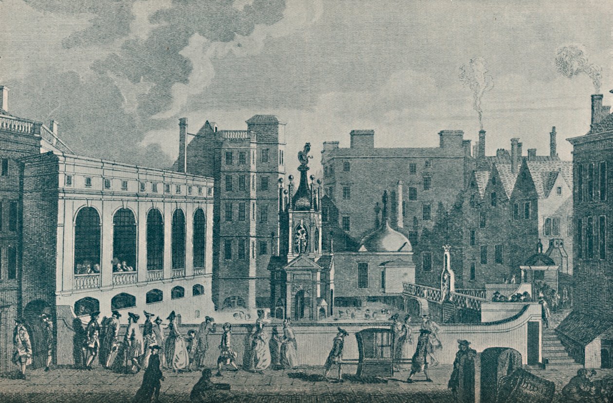 A View of the King and Queens Baths and the Great Pump Room at Bath by Unbekannt