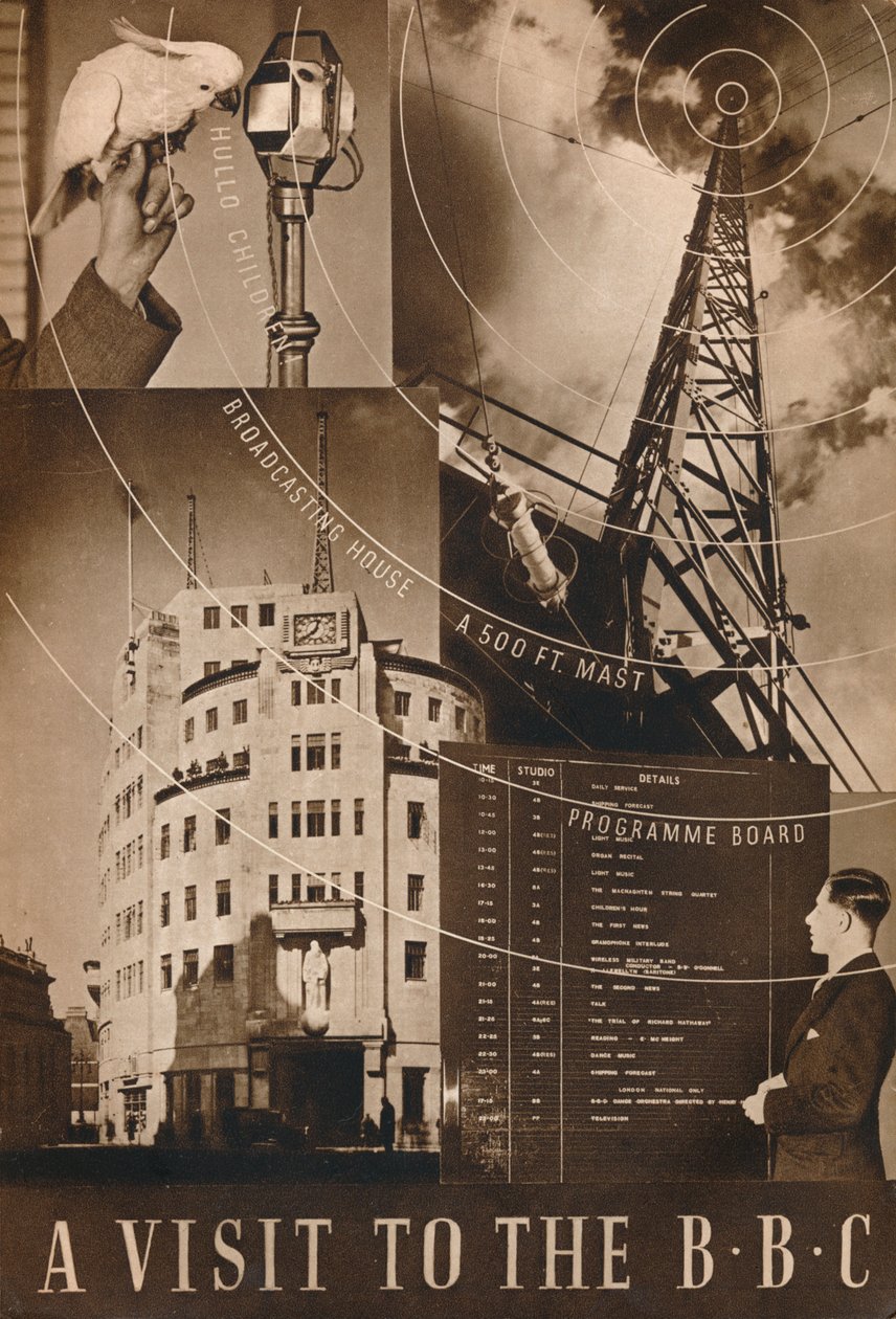 A Visit to the BBC, 1937 by Unbekannt