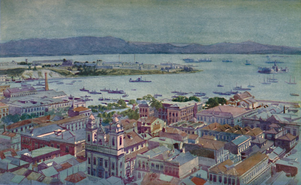 A Bit of Rio with the Ilha das Cobras and the Ilha Fiscal by Unbekannt