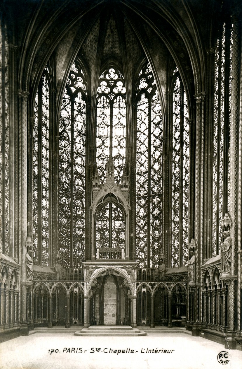 A Chapel Interior, Paris, France, 20th century by Unbekannt