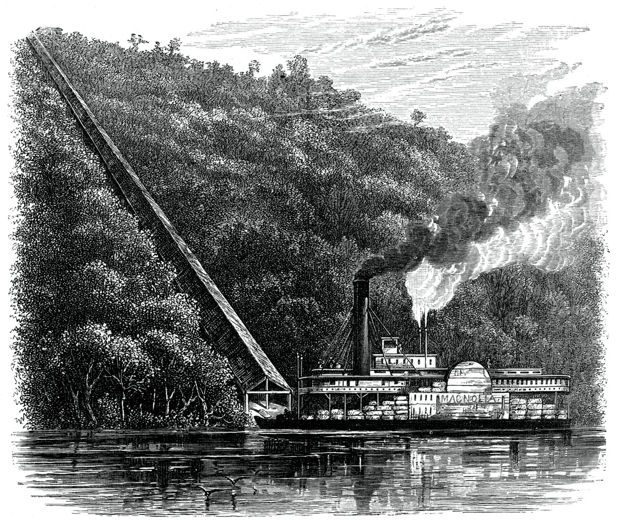 A Cotton Chute, United States, c1880 by Unbekannt