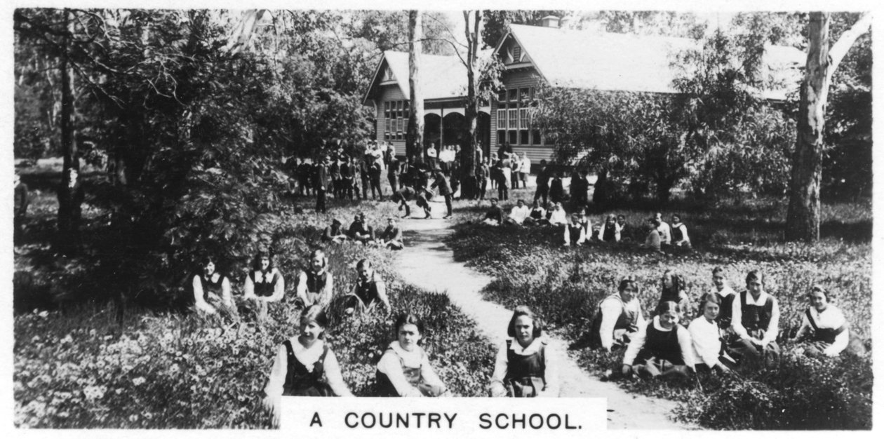 A country school, Australia by Unbekannt