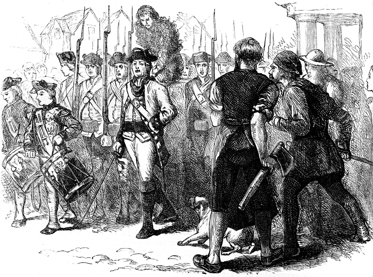 A Countryman Tarred and Feathered, America, c1770s c1880 by Unbekannt