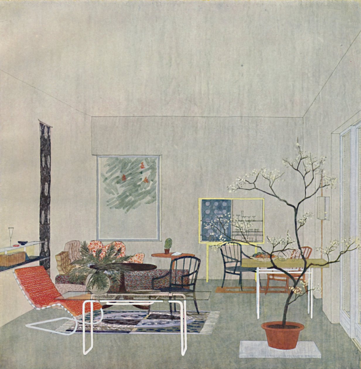 A design for a Gartenraum by Georg Steinklammer of Vienna by Unbekannt