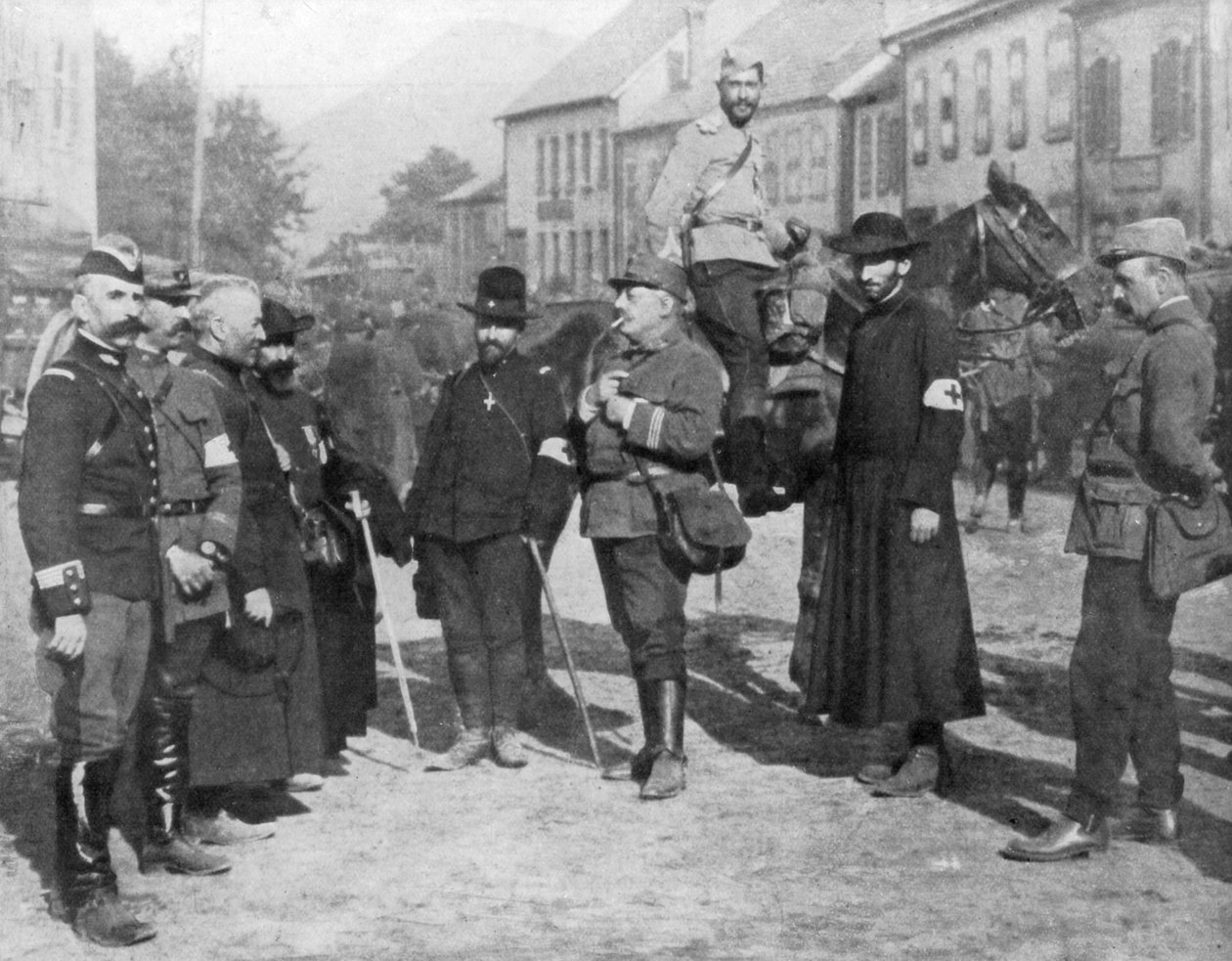 A group of military chaplains, World War I by Unbekannt