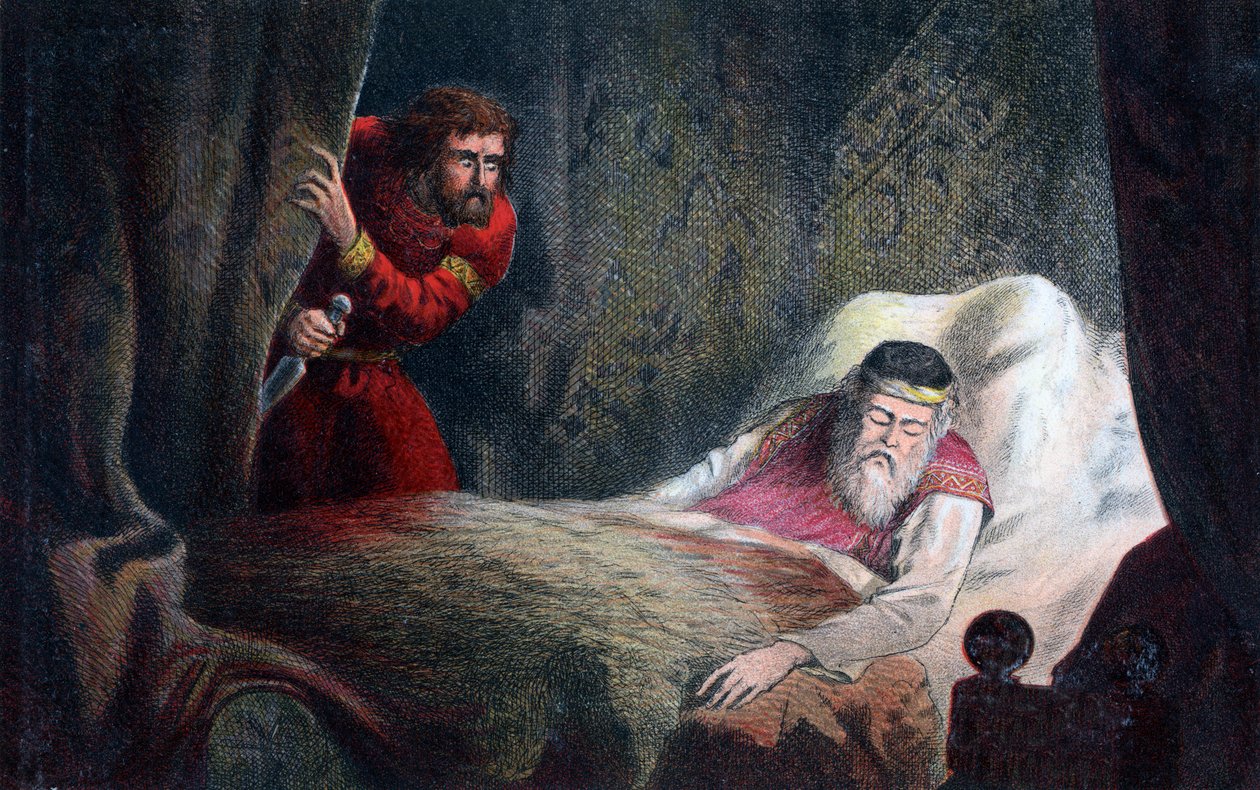 A Scene from Macbeth, 17th Century by Unbekannt