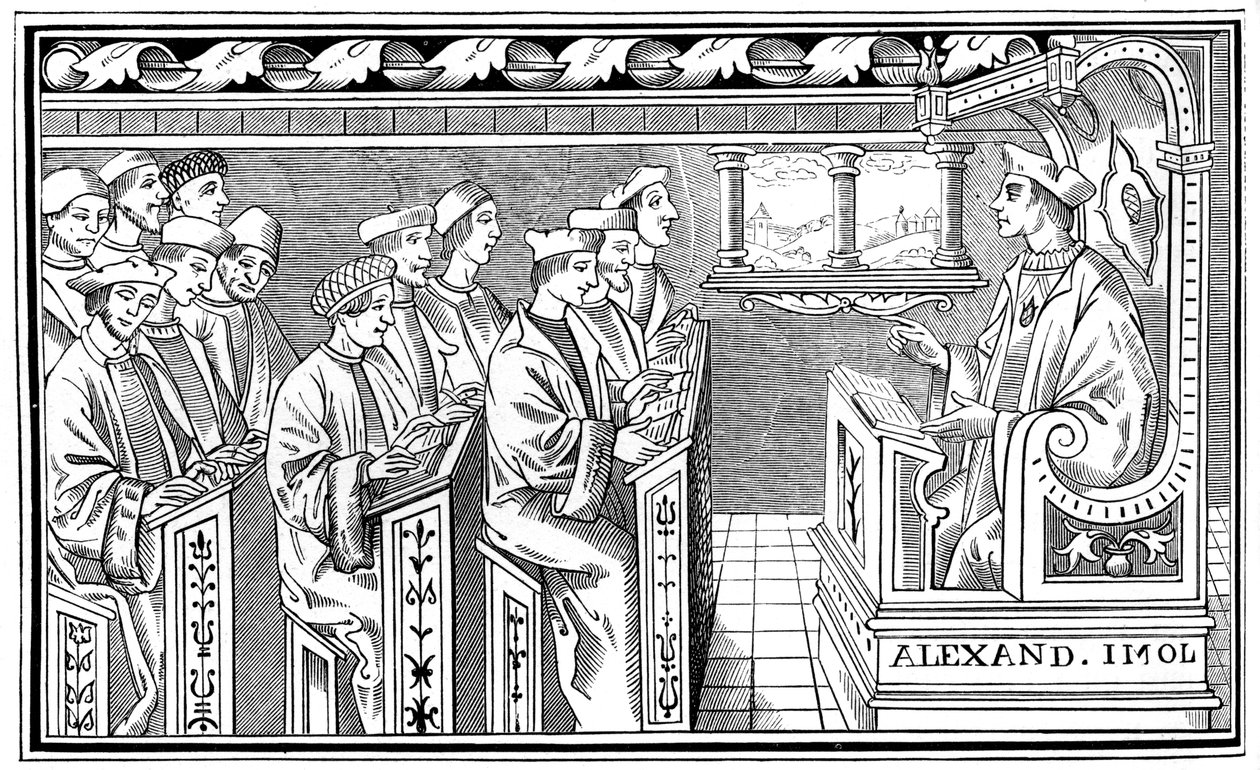 A Schoolhouse, 16th Century by Unbekannt