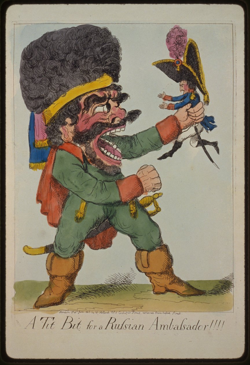 A tit bit for a Russian ambassador!!!, 1803 by Unbekannt