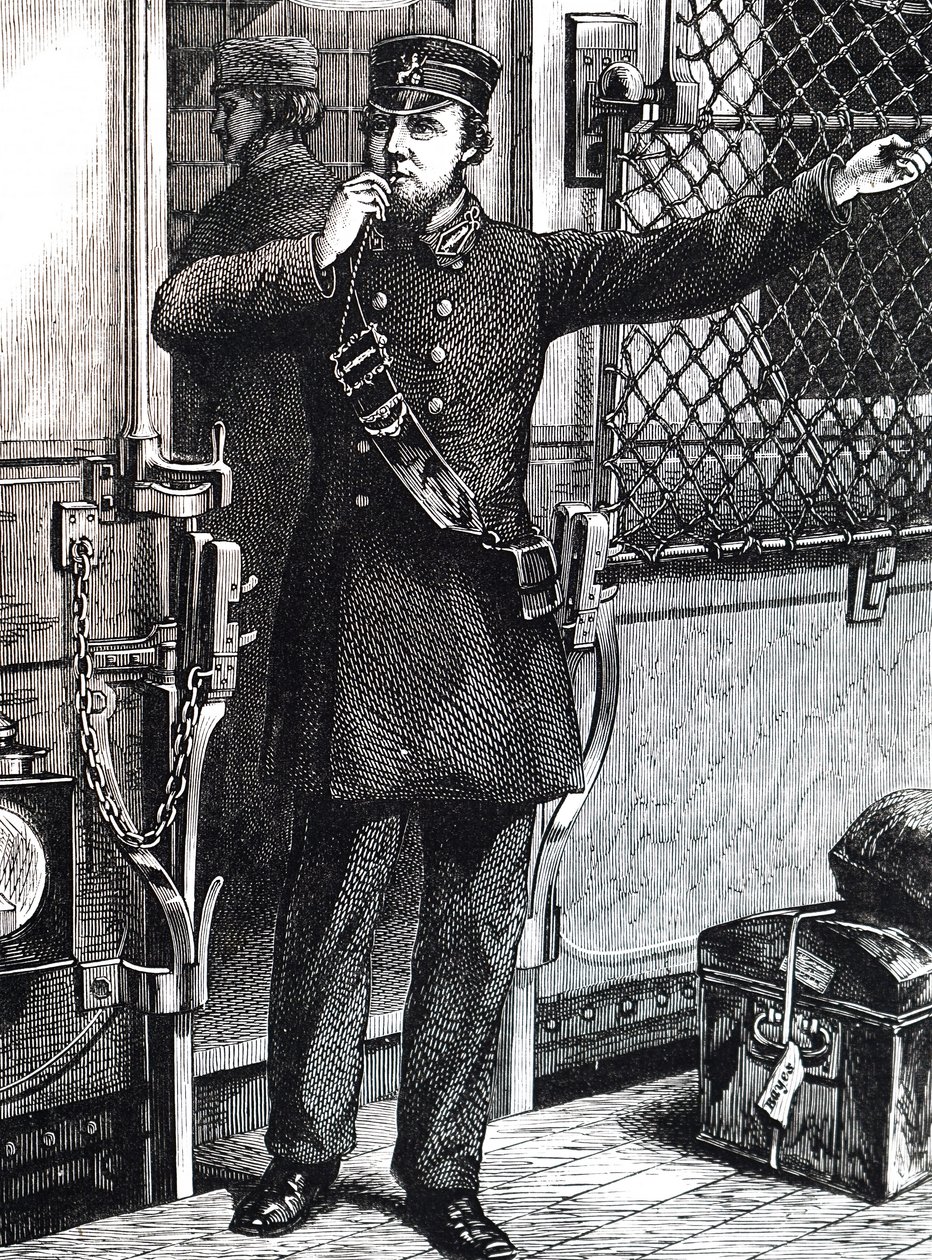 A Train Guard by Unbekannt: Premium art reproduction