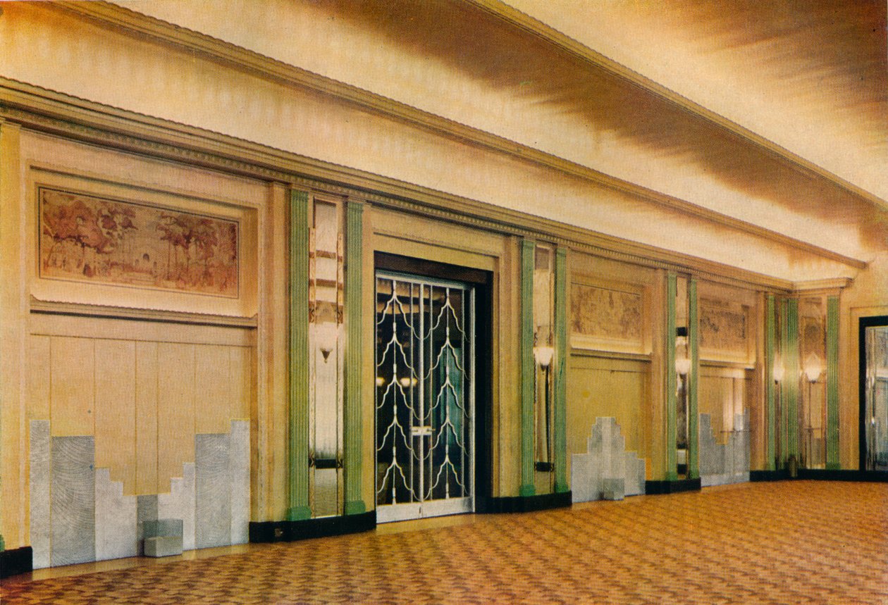 A View of the New Ballroom at Claridges Hotel, 1933 by Unbekannt