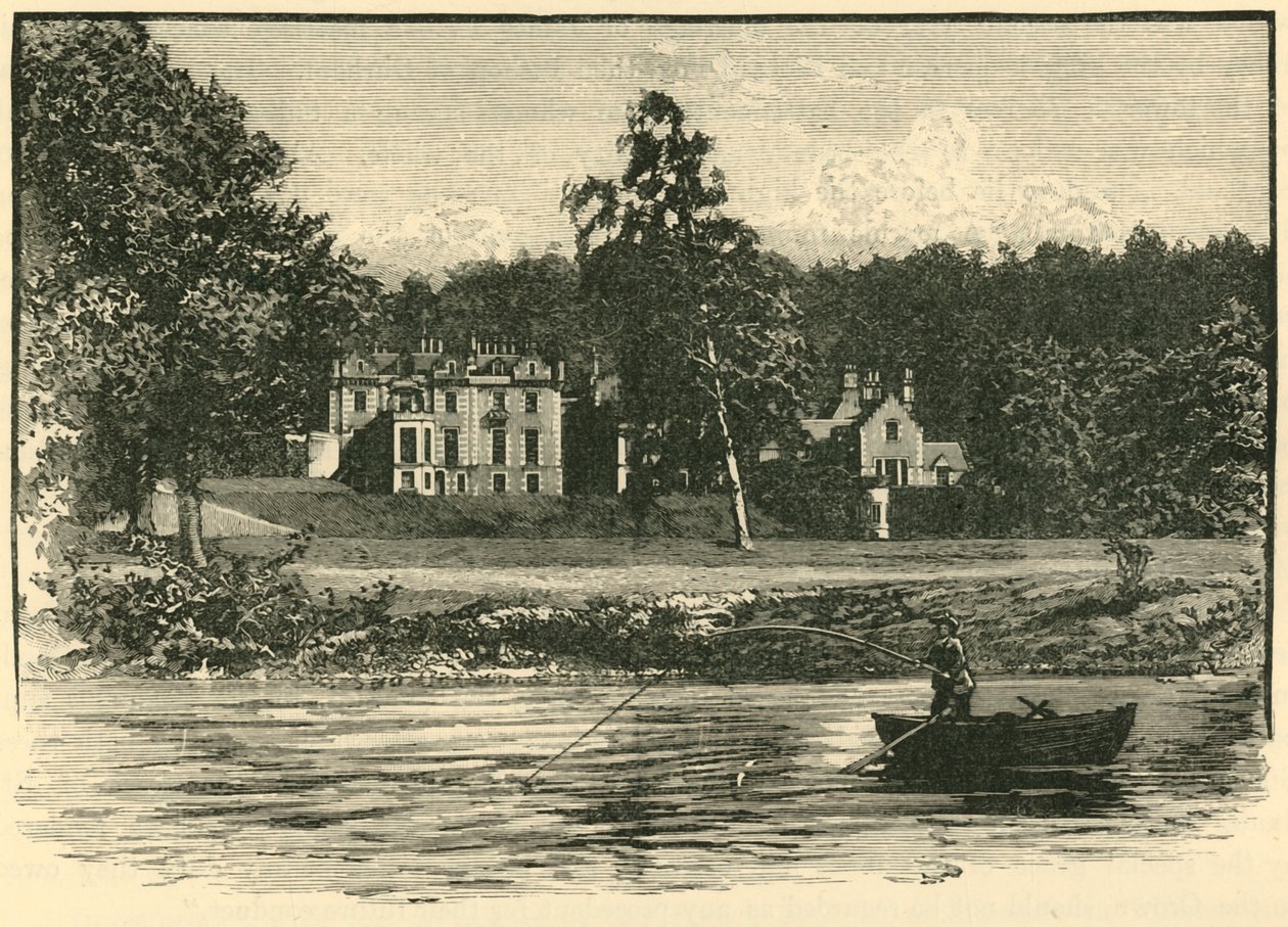 Abbotsford from the River by Unbekannt