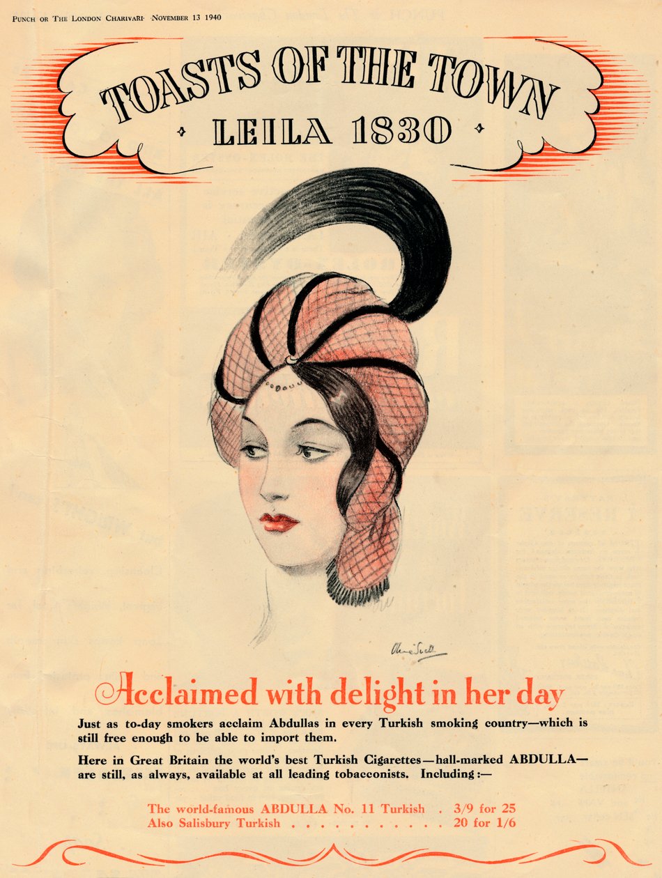 Acclaimed with Delight in Her Day, Toasts of the Town - Leila, 1830 by Unbekannt