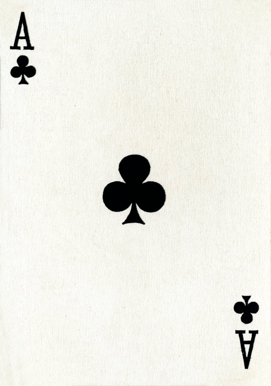 Ace of Clubs from a deck of Goodall & Son Ltd. playing cards by Unbekannt